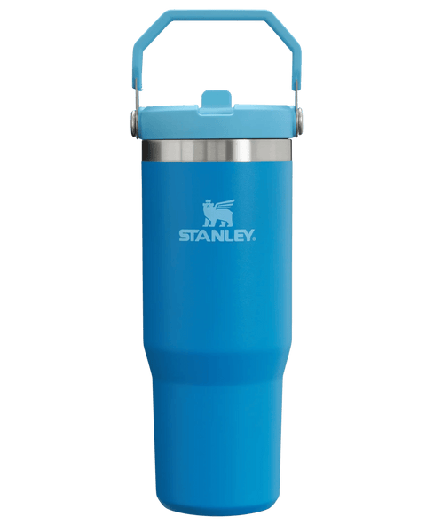 Stanley The Iceflow Flip Straw Tumbler Pipetli Termos  Azure 30 OZ - 0.88L