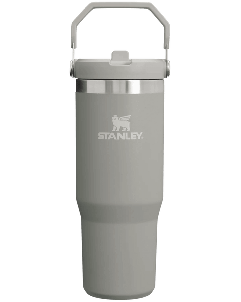 Stanley The Iceflow Flip Straw Tumbler Pipetli Termos Kül Rengi 30 OZ - 0.88L - Termos Dünyası