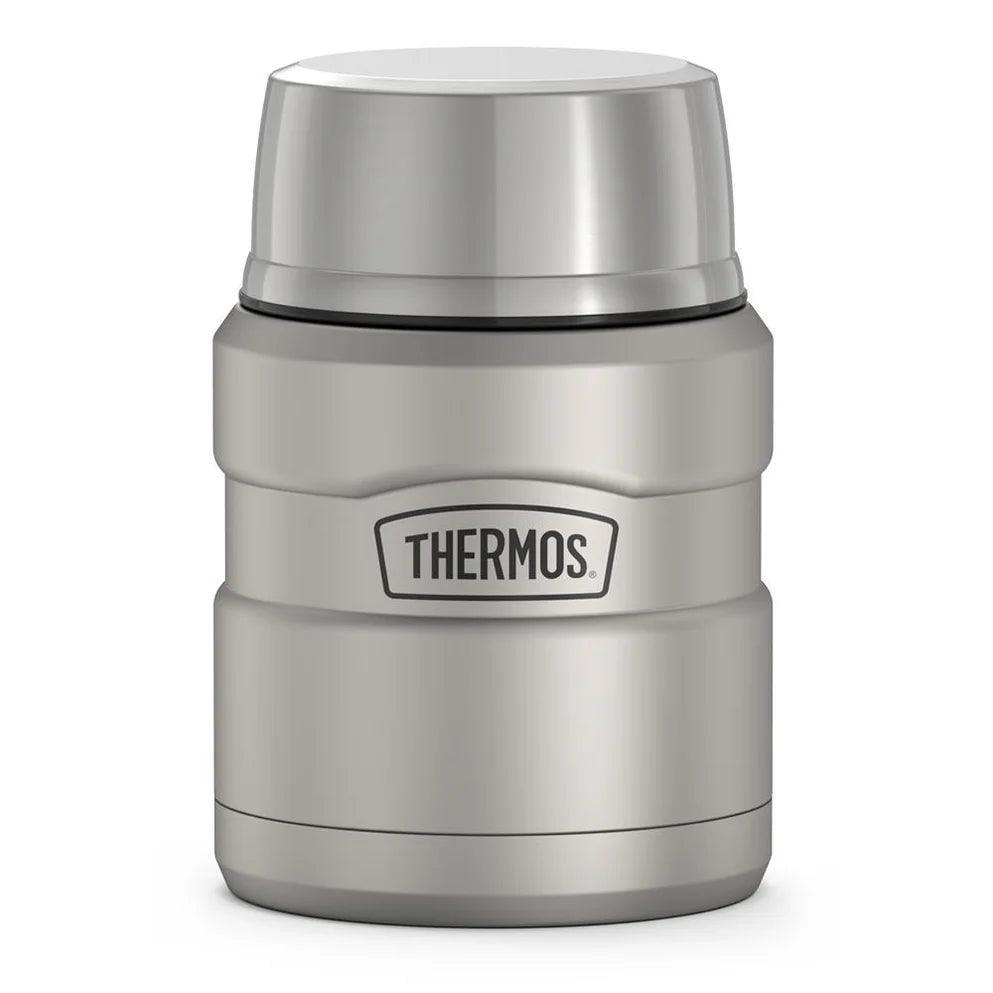 Thermos Çelik Yemek Termosu Mat Gümüş 0.47 L