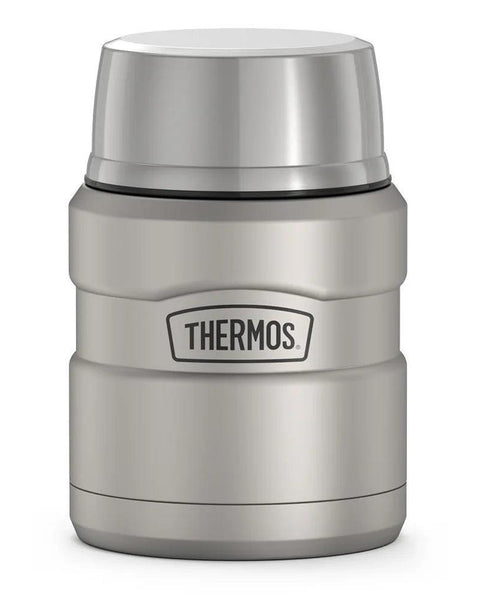 Thermos Çelik Yemek Termosu Mat Gümüş 0.47 L - Termos Dünyası