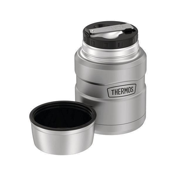 Thermos Çelik Yemek Termosu Mat Gümüş 0.47 L