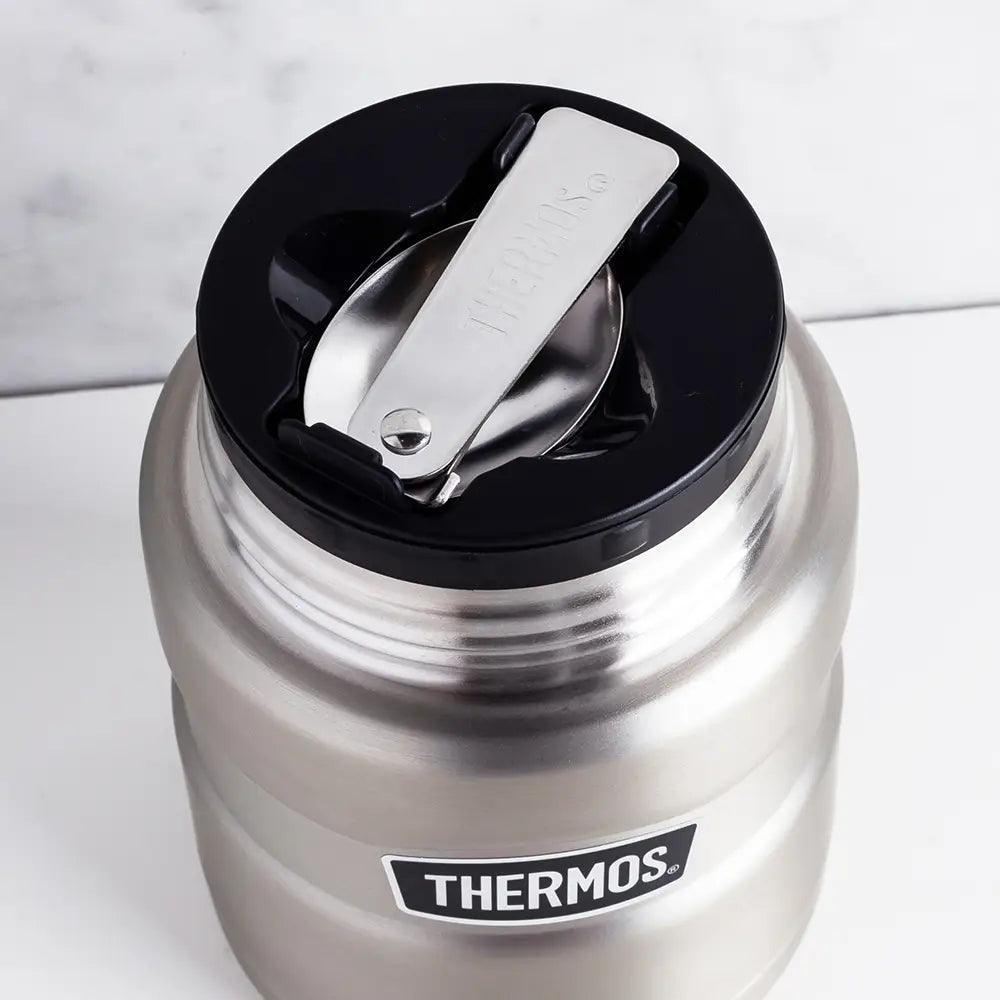 Thermos Çelik Yemek Termosu Mat Gümüş 0.47 L