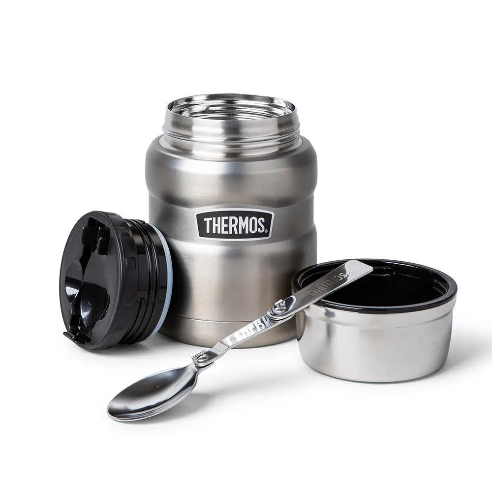 Thermos Çelik Yemek Termosu Mat Gümüş 0.47 L